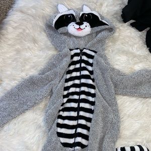 Raccoon Onesie Size Small